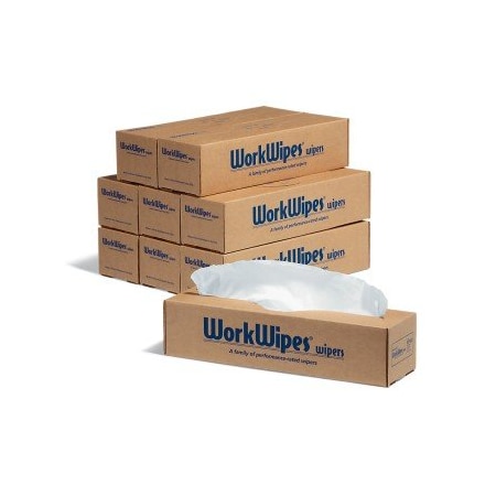 Workwipes Series 60 Wipers 990 wipers/case, 110 wipers/box, 9 boxes/case 8" L x 16" W, 990PK WIP662